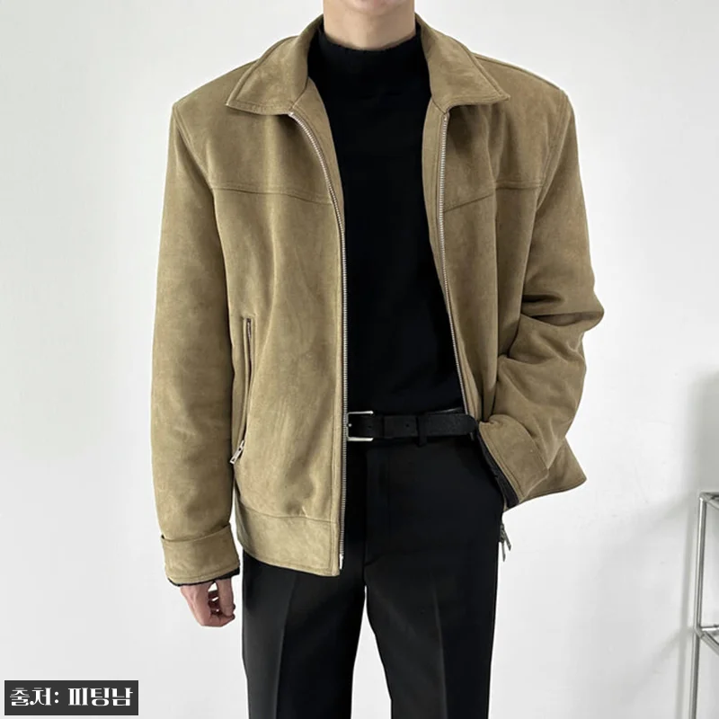 남자 길마틴 스웨이드 트러커 자켓 사 관련 이미지 1