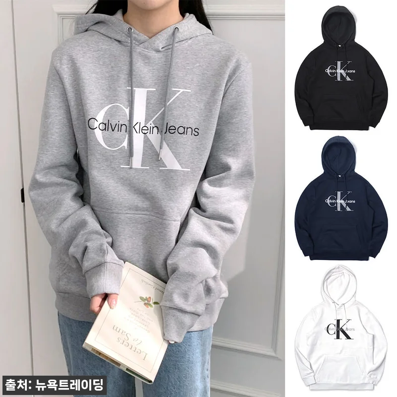 캘빈클라인 남여공용 CK 로고 후드 관련 이미지 1