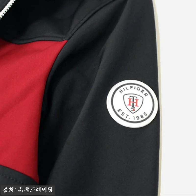 타미힐피거 남성 컬러블록 집업 자켓 관련 이미지 2