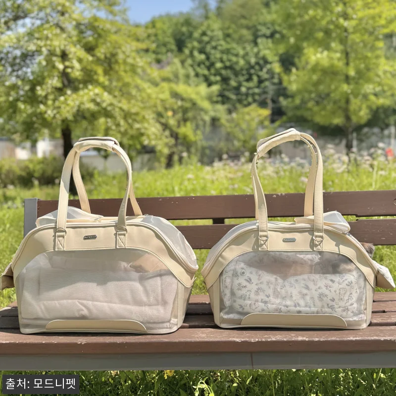 강아지가방 메쉬 숄더백 애견 이동가방 관련 이미지 2