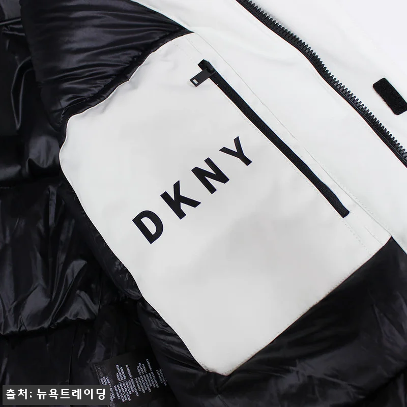 DKNY 남성 후드 로고 패딩 점퍼 관련 이미지 2