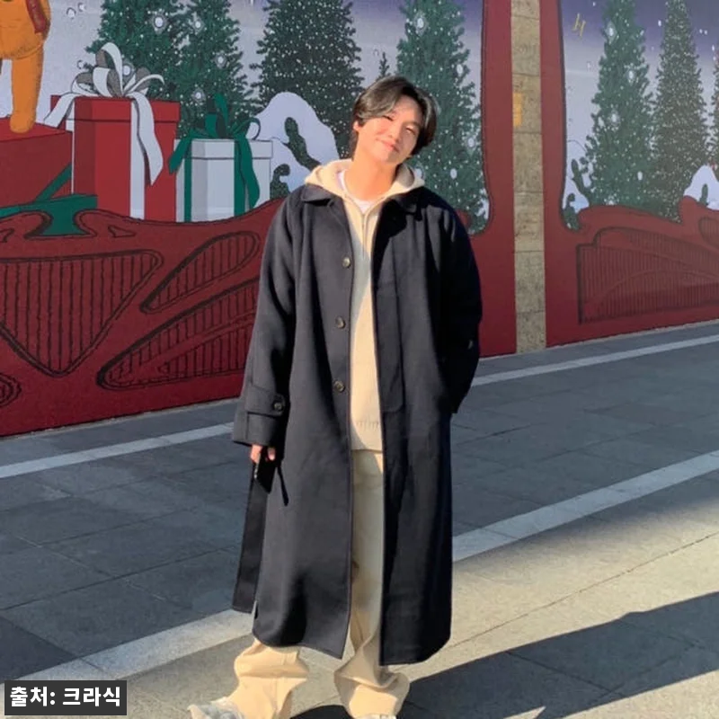 프리미엄 핸드메이드 울 롱코트 사용후 관련 이미지 4