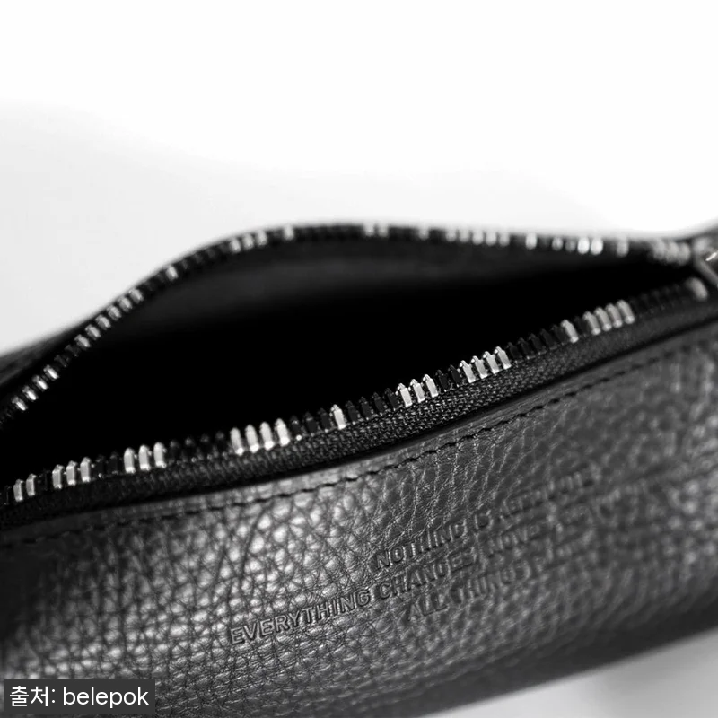 천연가죽 블랙 펜슬케이스 미니멀 사용 관련 이미지 4