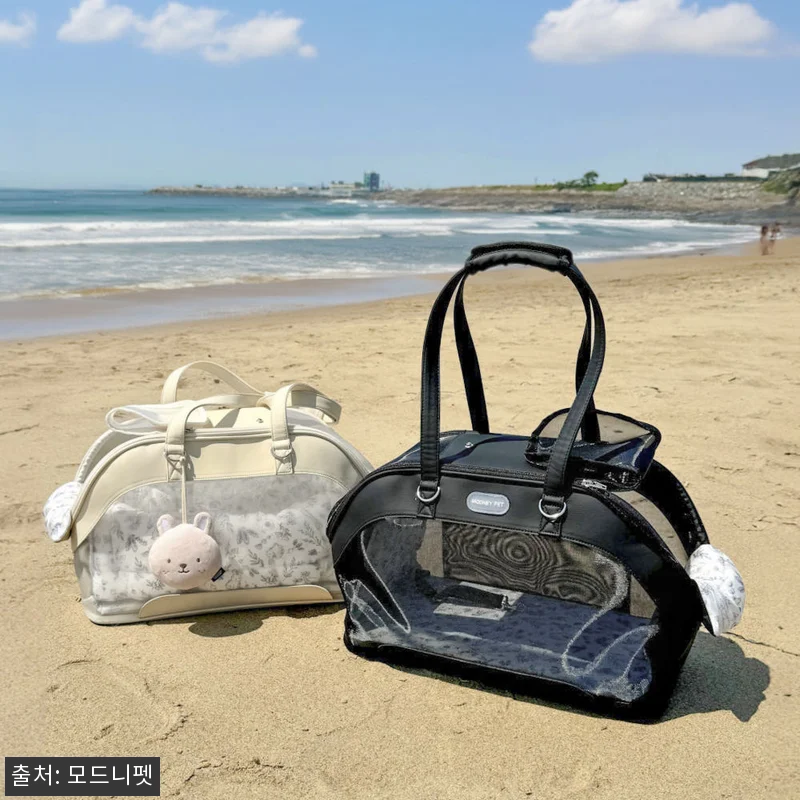 강아지가방 메쉬 숄더백 애견 이동가방 관련 이미지 4
