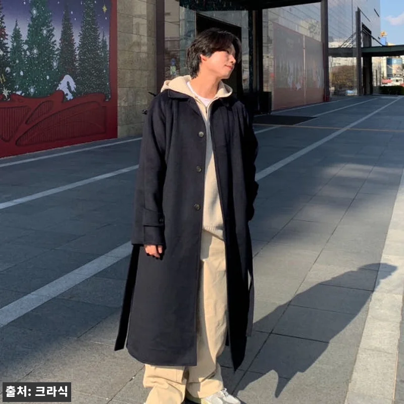 프리미엄 핸드메이드 울 롱코트 사용후 관련 이미지 5