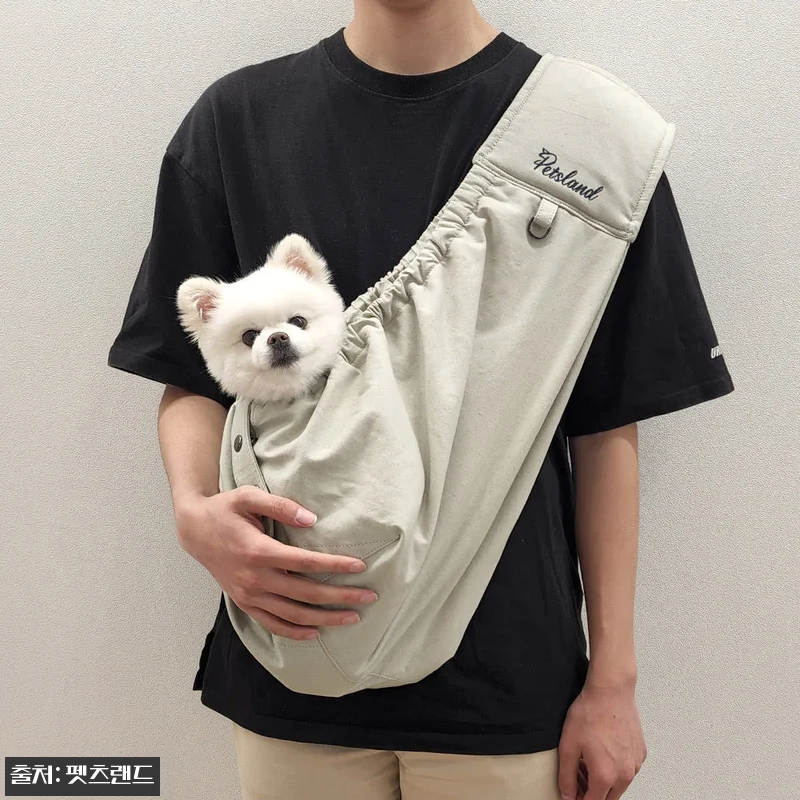강아지 포대기 슬링백 애견 러브썸M 관련 이미지 6
