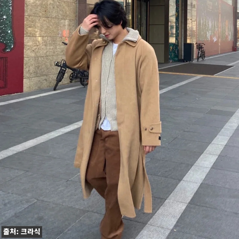 프리미엄 핸드메이드 울 롱코트 사용후 관련 이미지 8