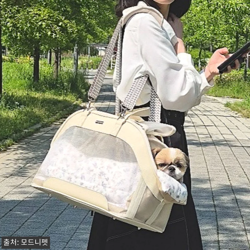 강아지가방 메쉬 숄더백 애견 이동가방 관련 이미지 8