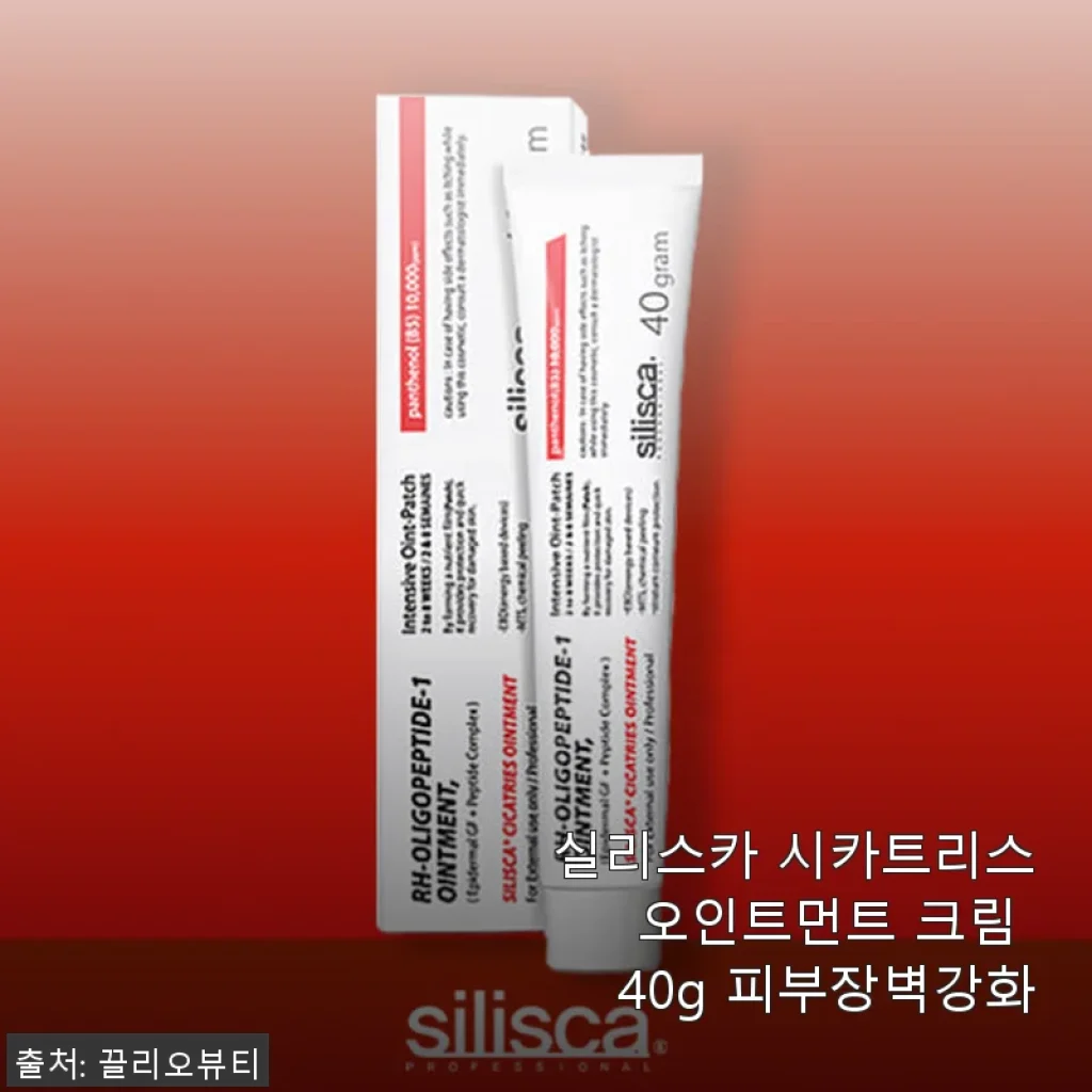 실리스카 시카트리스 오인트먼트 크림 40g 피부장벽강화 사용후기