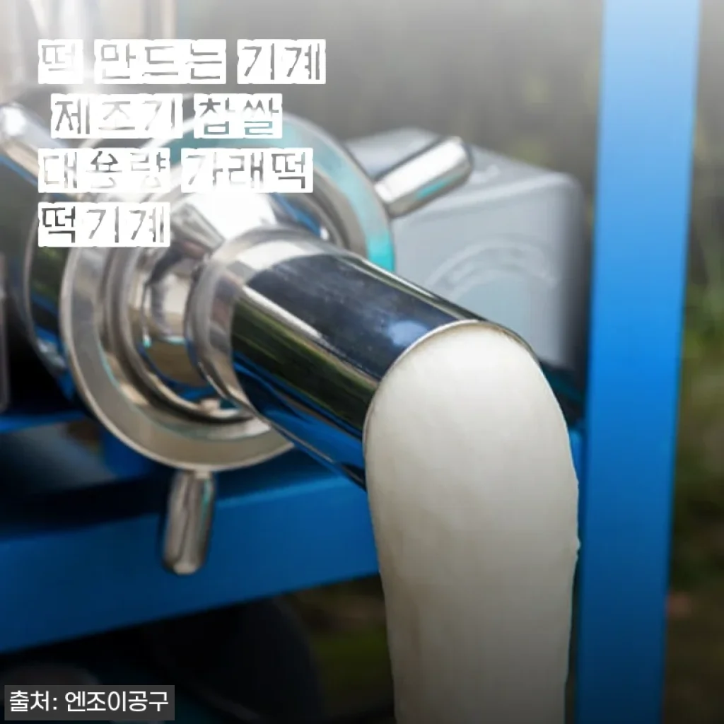 대용량 찹쌀 가래떡 만들기, 떡 만드는 기계 제조기 사용후기
