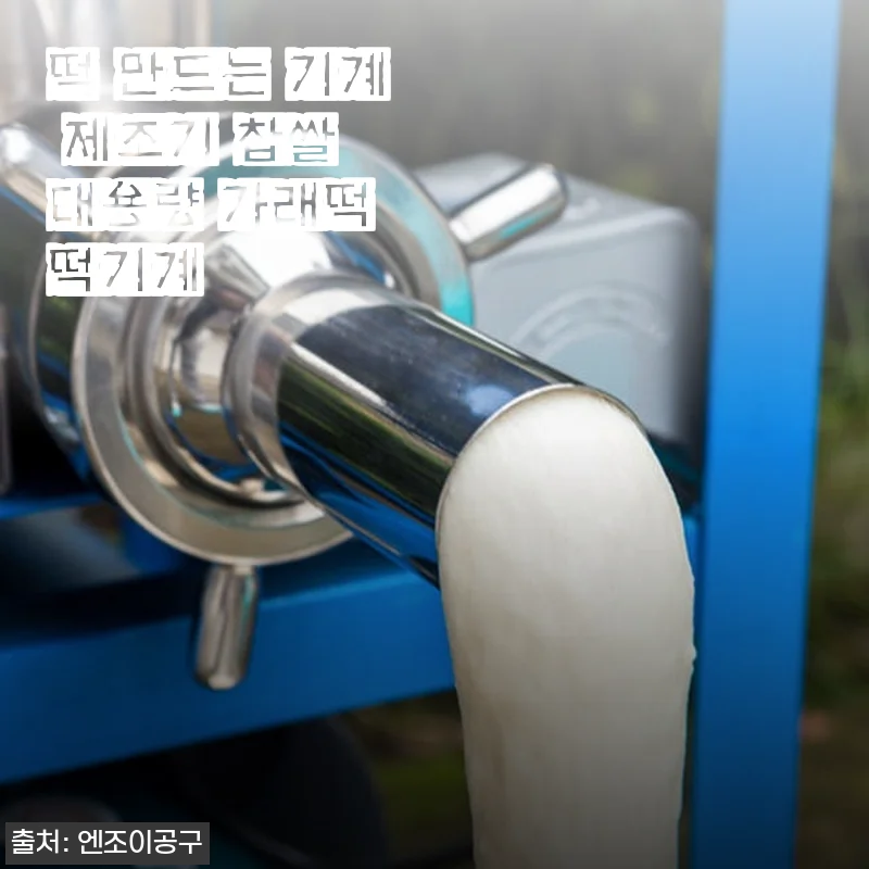 대용량 찹쌀 가래떡 만들기, 떡 만드는 기계 제조기 사용후기