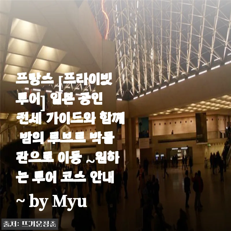 프랑스 루브르 박물관 야간 투어 후기 – 일본 공인 전세 가이드와 함께한 특별한 경험
