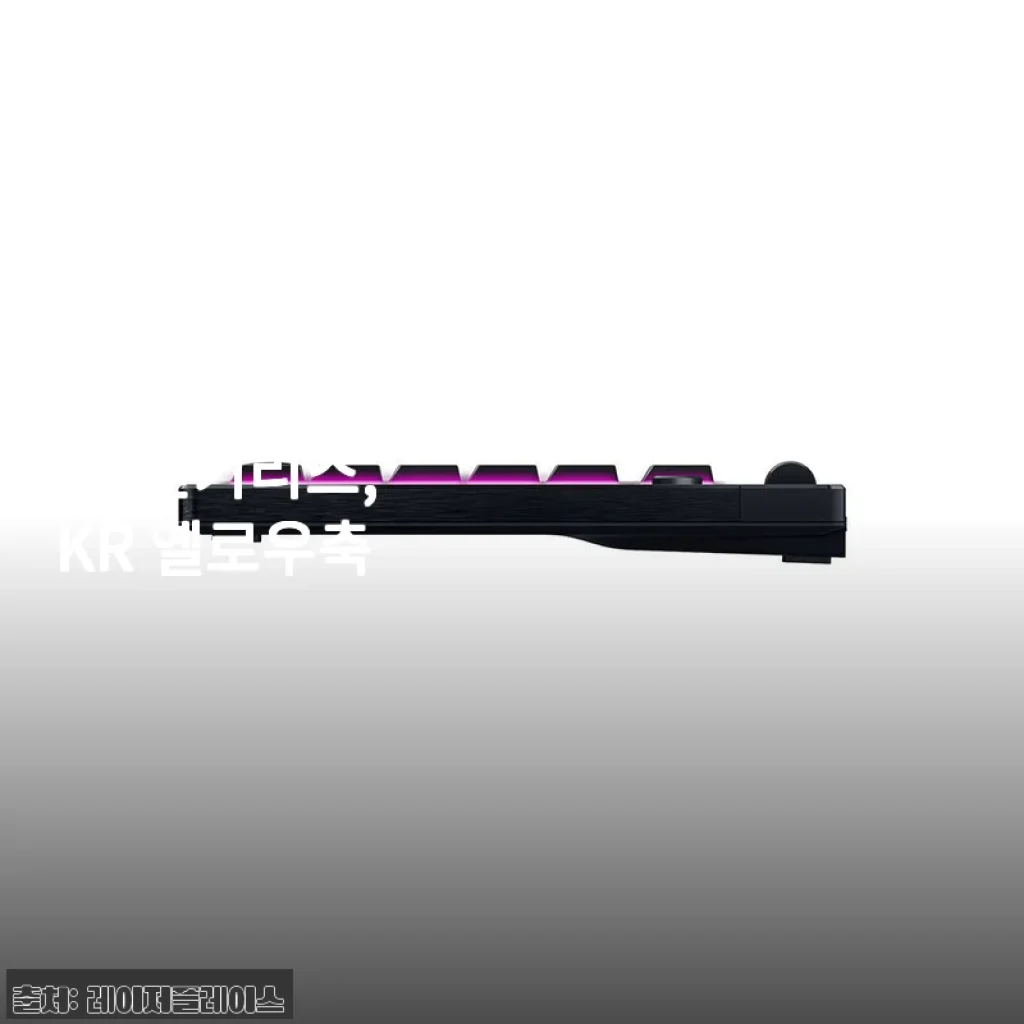 레이저코리아 블랙위도우 V4 Low profile HyperSpeed 사용후기 - 텐키리스 옐로우축의 매력