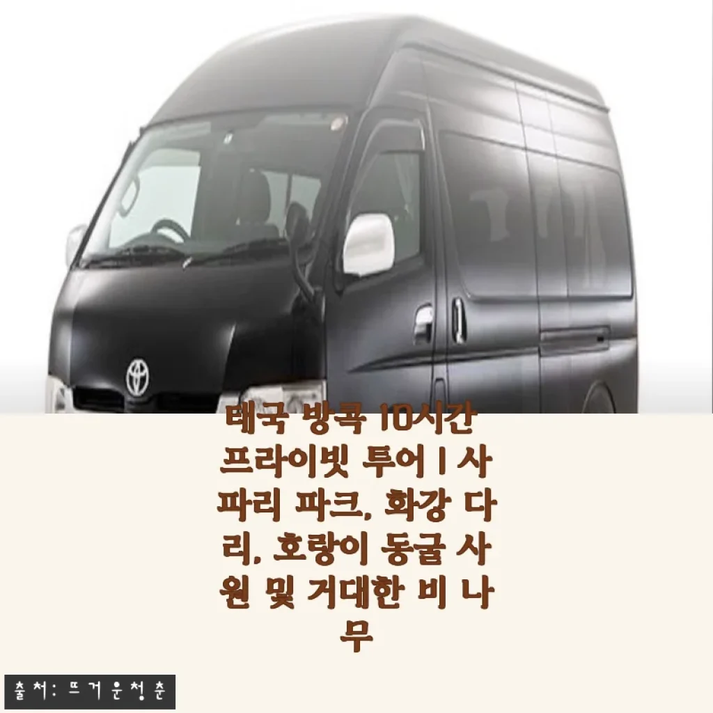 태국 방콕 10시간 프라이빗 투어 사용후기: 사파리 파크부터 호랑이 동굴 사원까지 직접 경험한 이야기