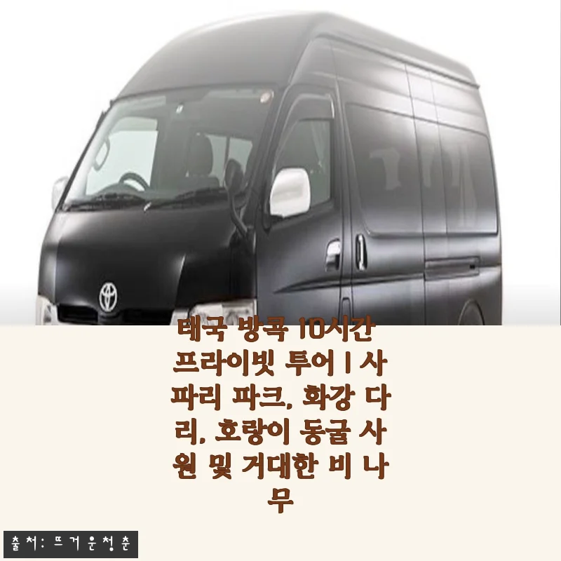 태국 방콕 10시간 프라이빗 투어 사용후기: 사파리 파크부터 호랑이 동굴 사원까지 직접 경험한 이야기