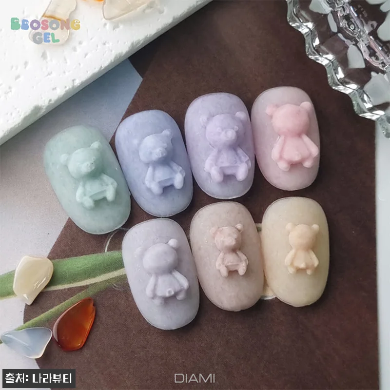 다이아미 뽀송젤 7종세트 벨벳젤, 손 관련 이미지 2