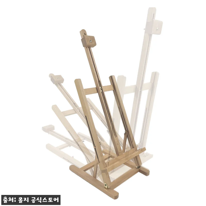 올지 테이블 이젤 원목 접이식 휴대용 관련 이미지 2