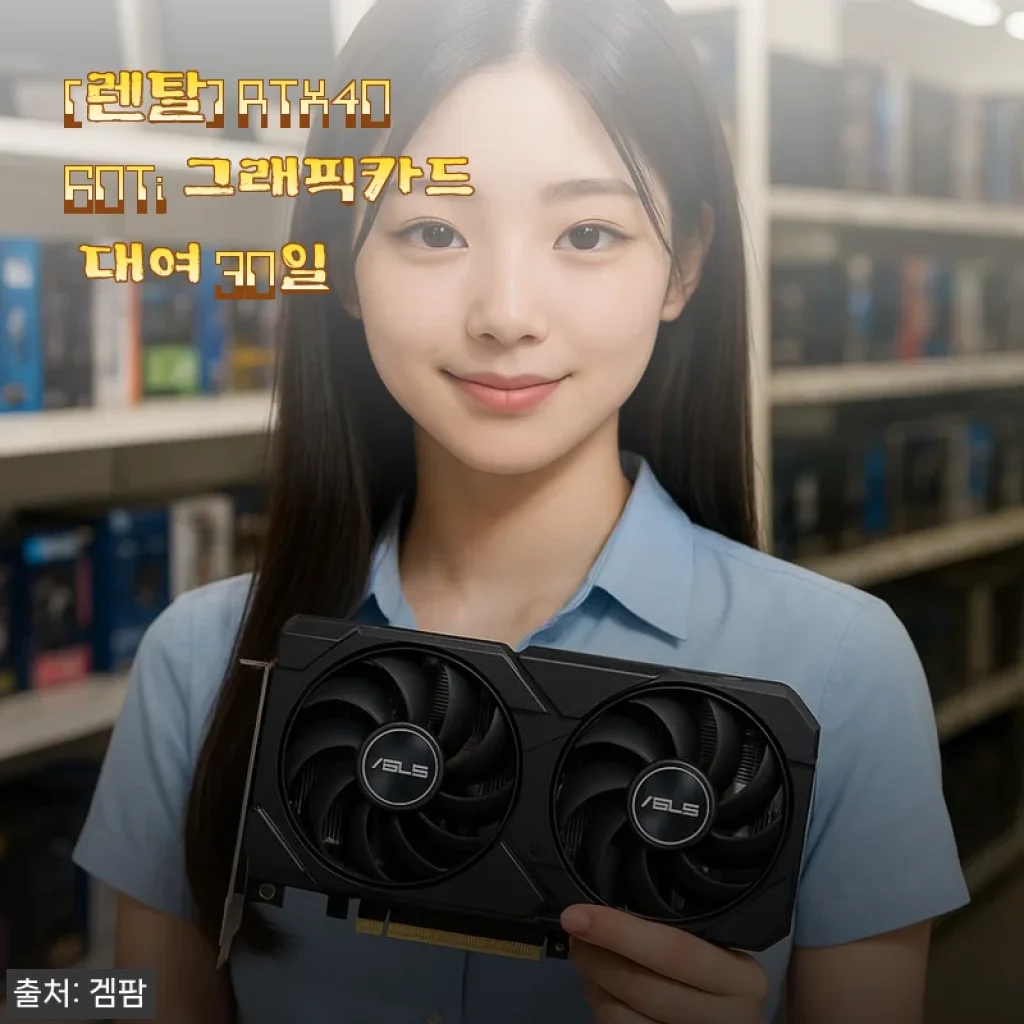 RTX4060Ti 한 달 렌탈 사용기, 살까 말까 고민될 땐 직접 써보는 게 답이더라구요