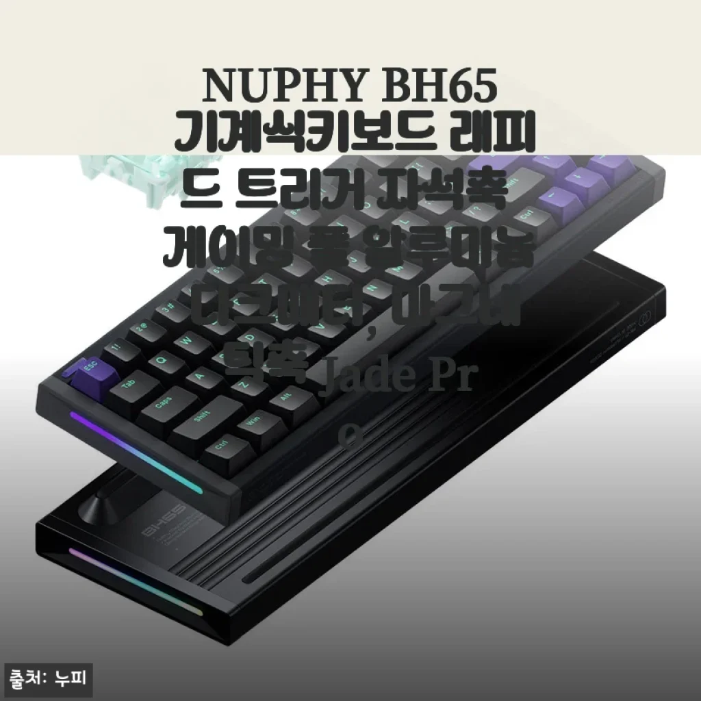 오랜 FPS 게이머가 직접 써본 누피 BH65 마그네틱 키보드, 소장 가치가 이런 거구나 싶더라
