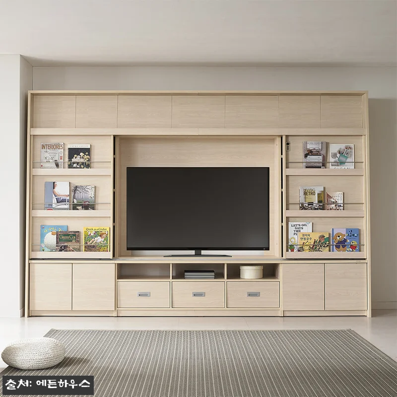 에든 거실 서재화 TV 전면책장 GT 관련 이미지 3
