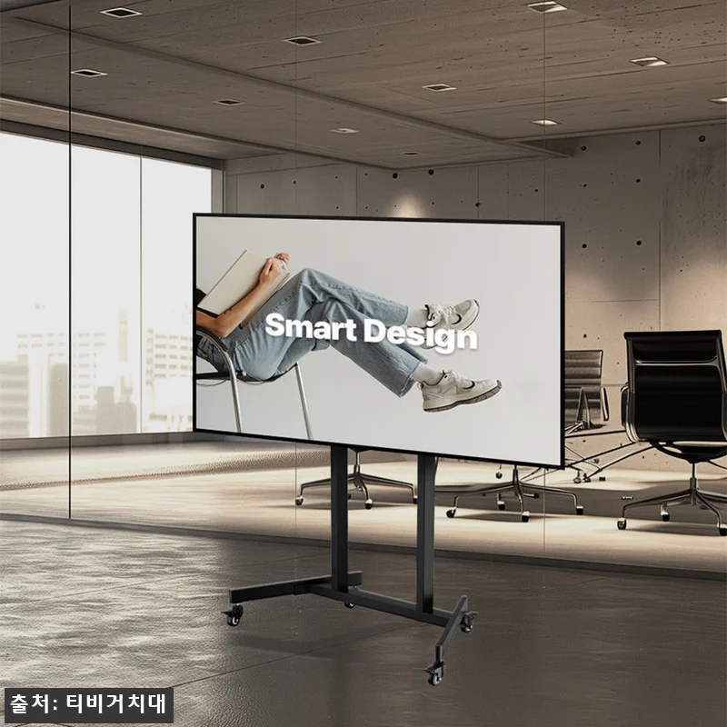 전동식 이동식 특대형 TV 스탠드 1 관련 이미지 5
