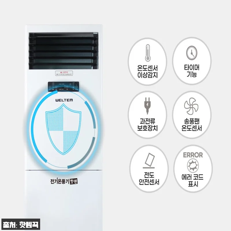 공장용 전기온풍기 60평 스탠드형, 관련 이미지 5