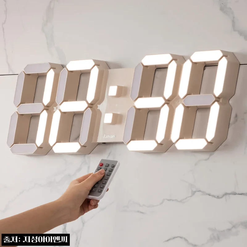 국산 루나리스 GPS 수신 LED 전자 대형 벽시계 그랑데 54cm, 사무실용으로 눈여겨본 이유