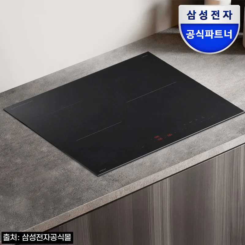 삼성 비스포크 인덕션 인피니티 무광 글라스 NZ63DB503CFT 블랙 3구, 무광 선택이 돋보이는 찐후기