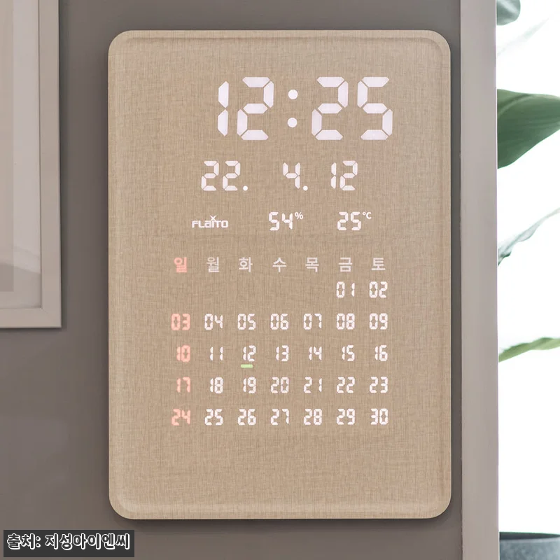 플라이토 포시즌 전자달력 LED 벽시 관련 이미지 3