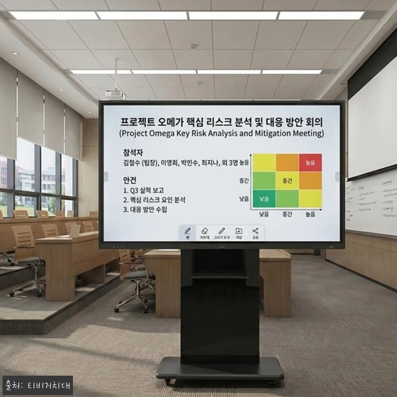 100인치까지 한 번에, 전자칠판 스 관련 이미지 4