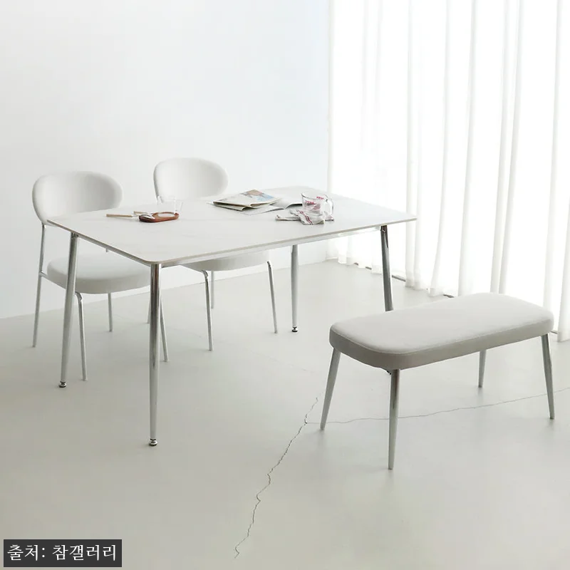 세바 세라믹식탁 세트 크롬프레임 사각 관련 이미지 5