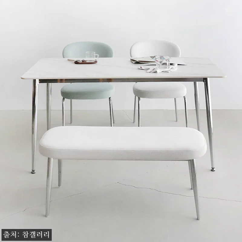 세바 세라믹식탁 세트 크롬프레임 사각 관련 이미지 6