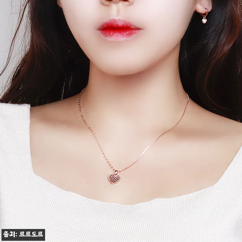 르르도르 14K 18K 컷팅 하트 펜 관련 이미지 6