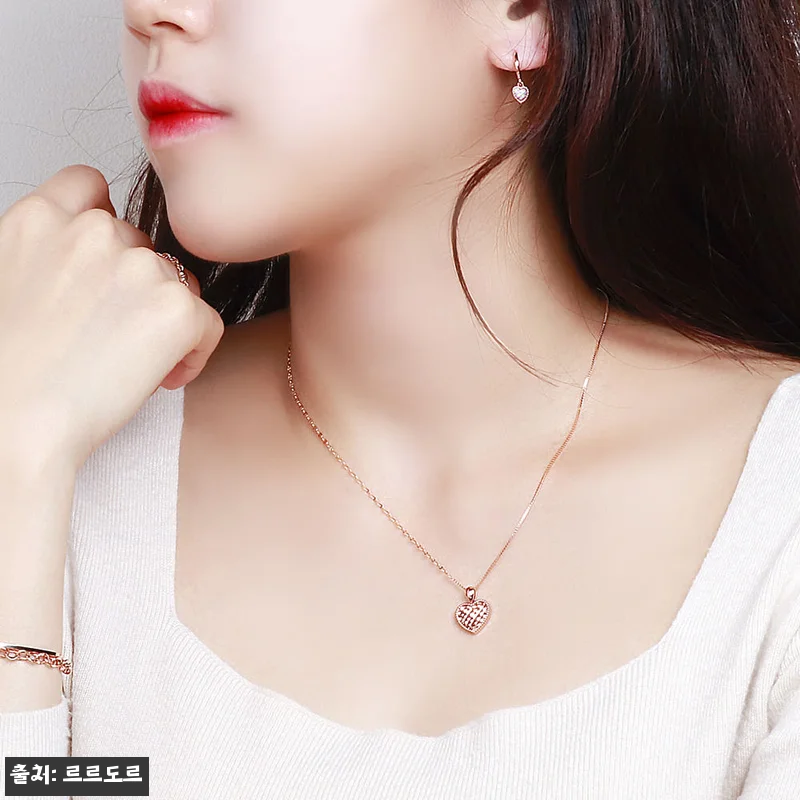 르르도르 14K 18K 컷팅 하트 펜 관련 이미지 7