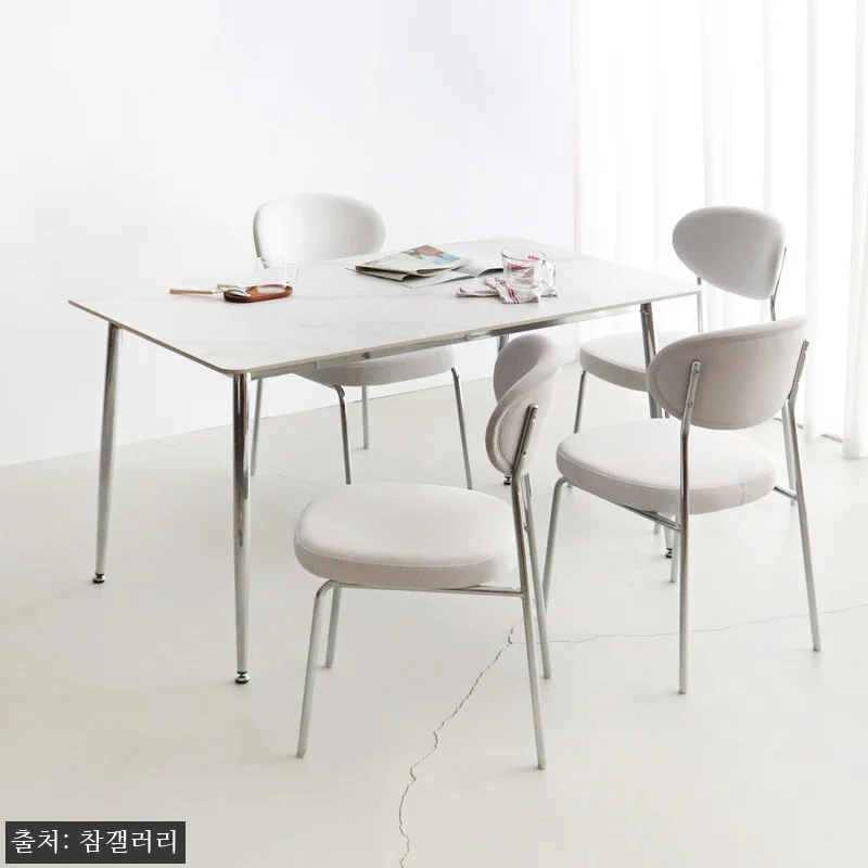 세바 세라믹식탁 세트 크롬프레임 사각 관련 이미지 8