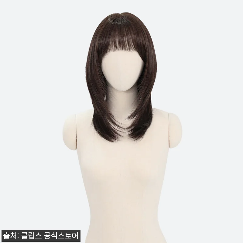수제통가발 중단발 레이어드 허쉬컷 드 관련 이미지 8