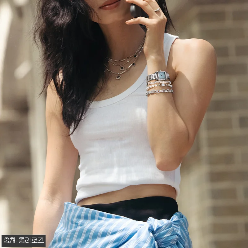 롤라로즈 Urban 사각 다이얼 실버 관련 이미지 8