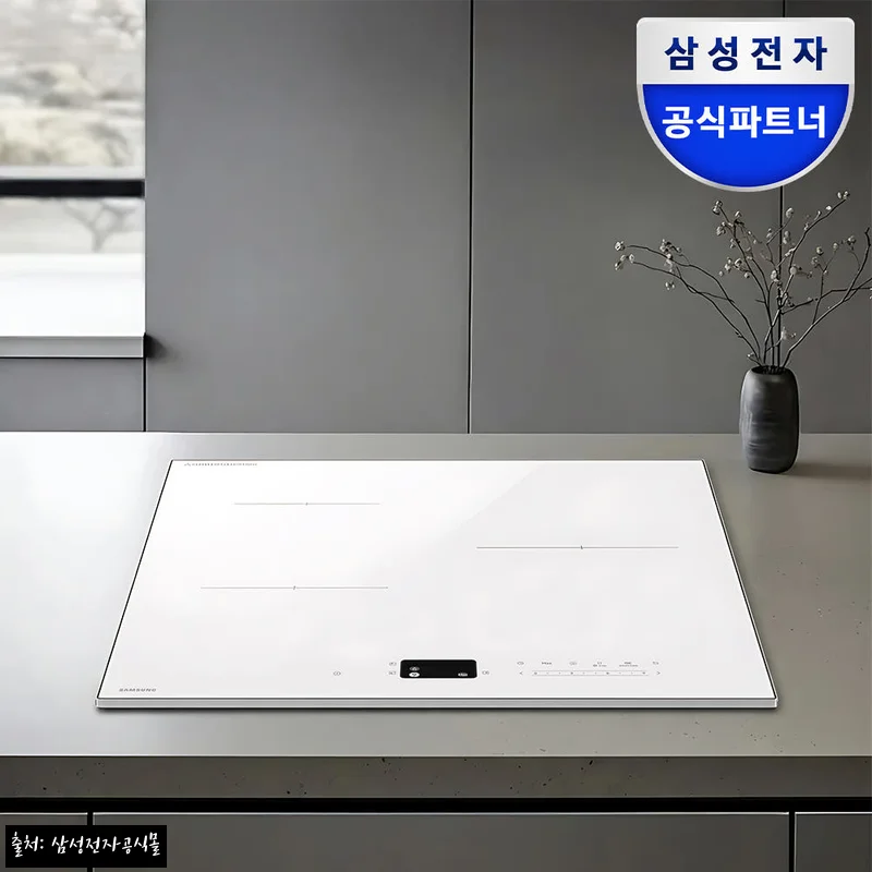 Home 67 삼성 비스포크 AI CC80H63S1HS 화이트 인덕션 3구, 슬림프레임까지 깔끔한 교체 후보
