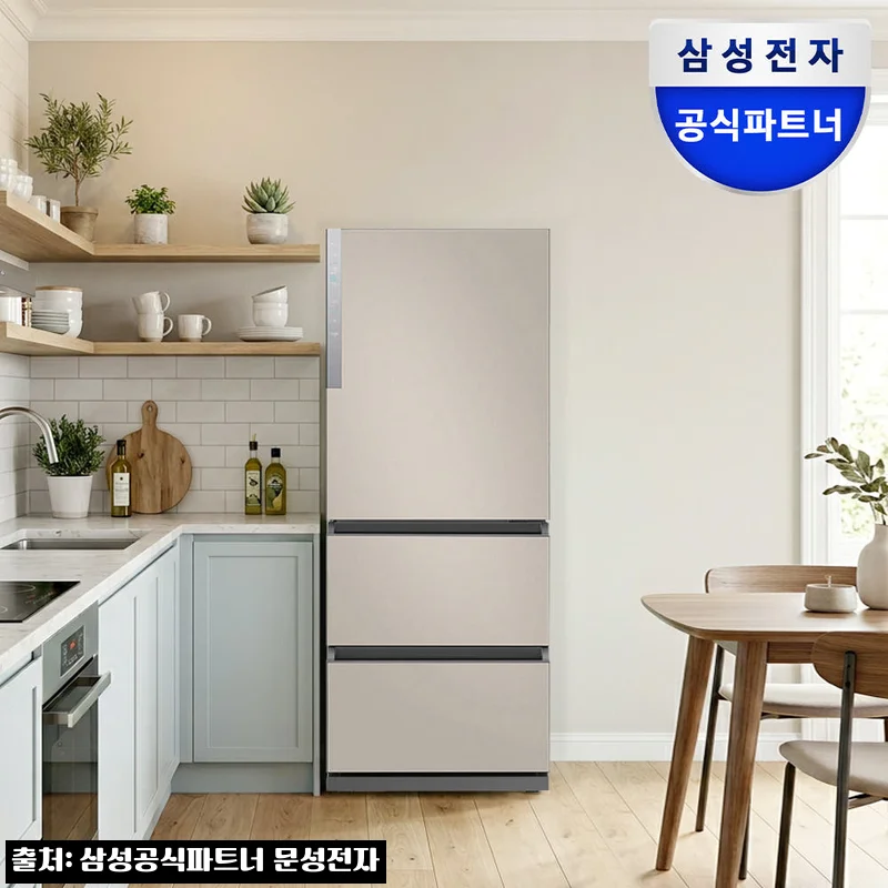 Home 85 삼성 비스포크 김치냉장고 3도어 328L RQ33DG71J2ET 에센셜베이지, 깔끔한 주방을 위한 이슈템 후기 정리