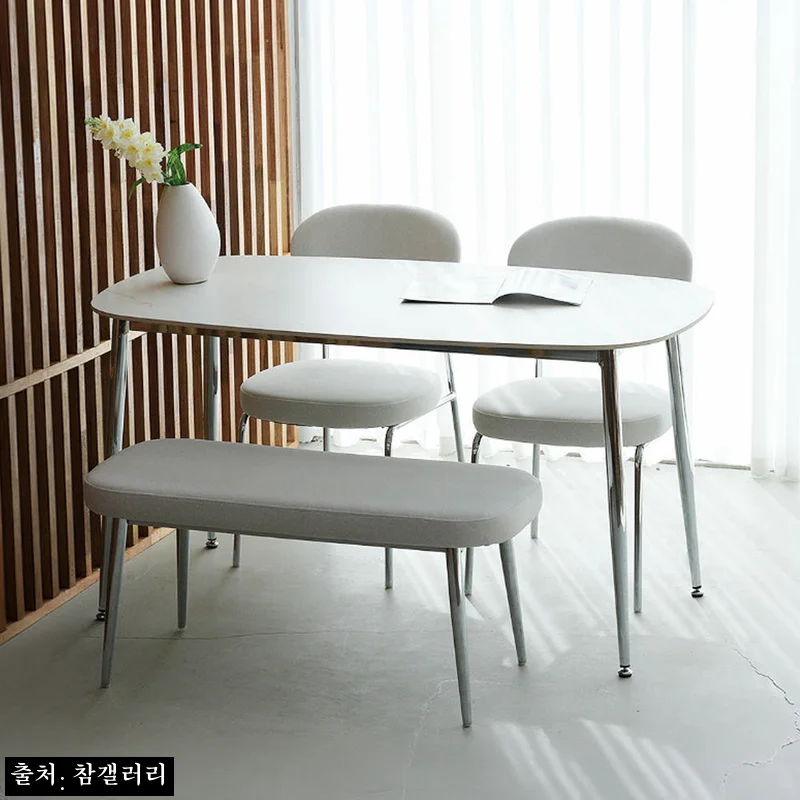 레오르 타원형 4인용식탁 세트, 주방을 환하게 바꾸는 1200 세라믹 식탁 찐후기