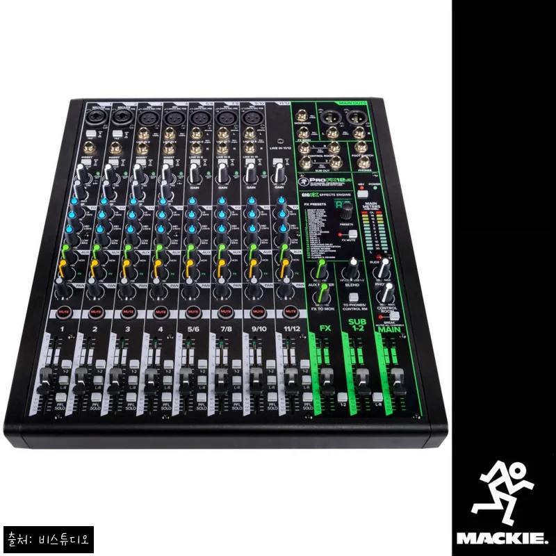 MACKIE ProFX12v3 맥키 아날로그 믹서 12채널 USB 오디오 인터페이스, 작업 환경 업그레이드 전 확인한 구매 포인트