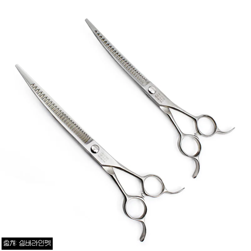 실버라인펫 HBMC 하이브리드 17.5cm(7인치) 커브요술 가위, 프로 미용가위로 눈여겨볼 이유