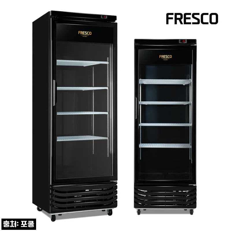 프레스코 FRE-465DFAB 올블랙 냉동 쇼케이스, 업장용 냉동식품 보관 전 꼭 볼 포인트
