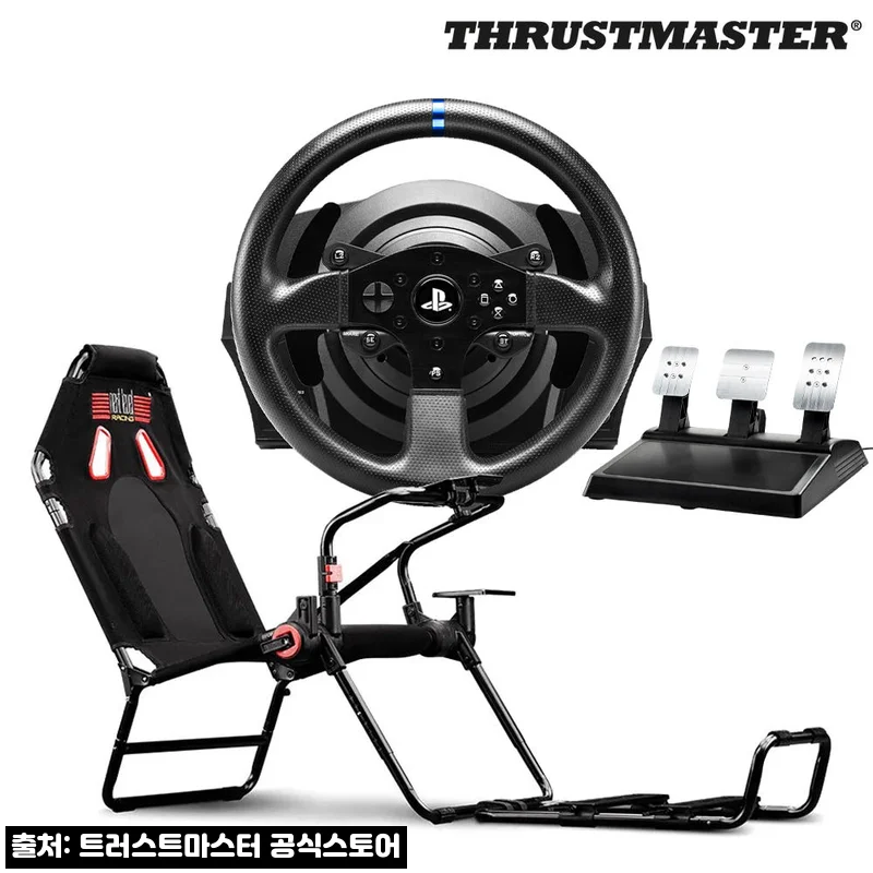 트러스트마스터 T300RS GT 레이싱휠 + GT Lite 레이싱시트 패키지, 레이싱 환경 한 번에 갖추는 이슈템