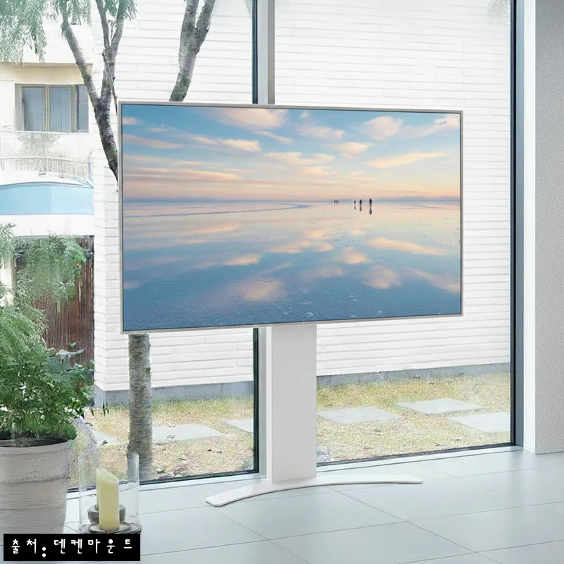 벽밀착 대형 TV스탠드 DKS-2400, 217cm 높이조절로 거실 분위기 바꾸는 프리미엄 이슈템