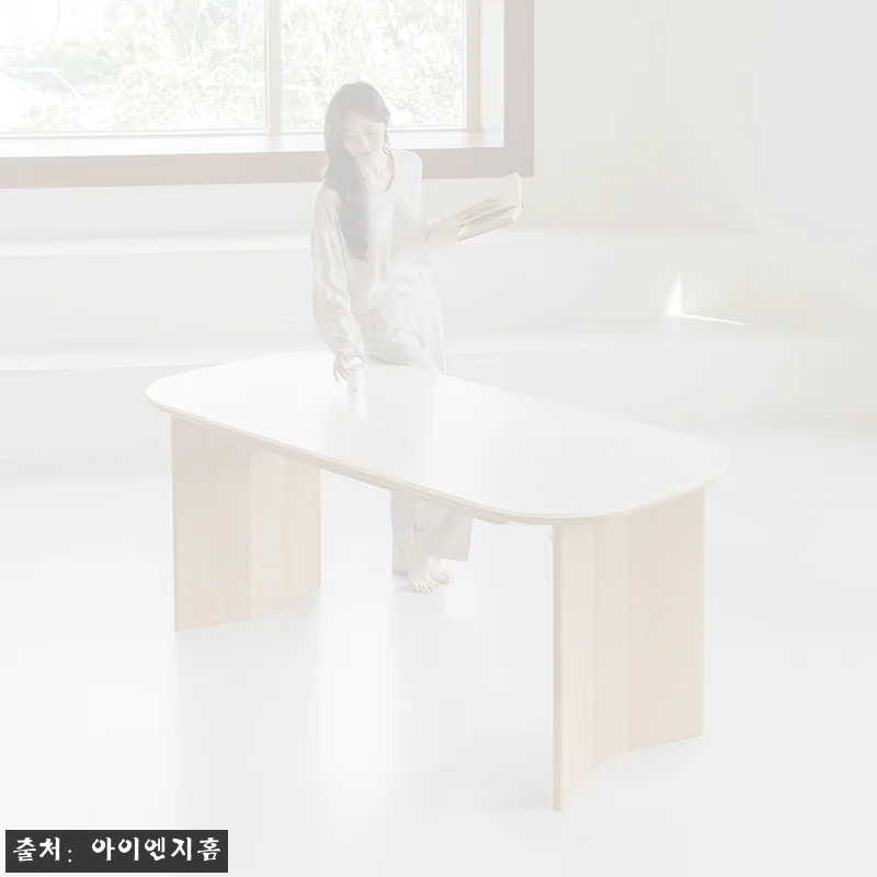 데네브 세라믹 식탁 1600 내추럴, 포세린 상판과 오크 무드가 돋보이는 4인용 식탁 후기