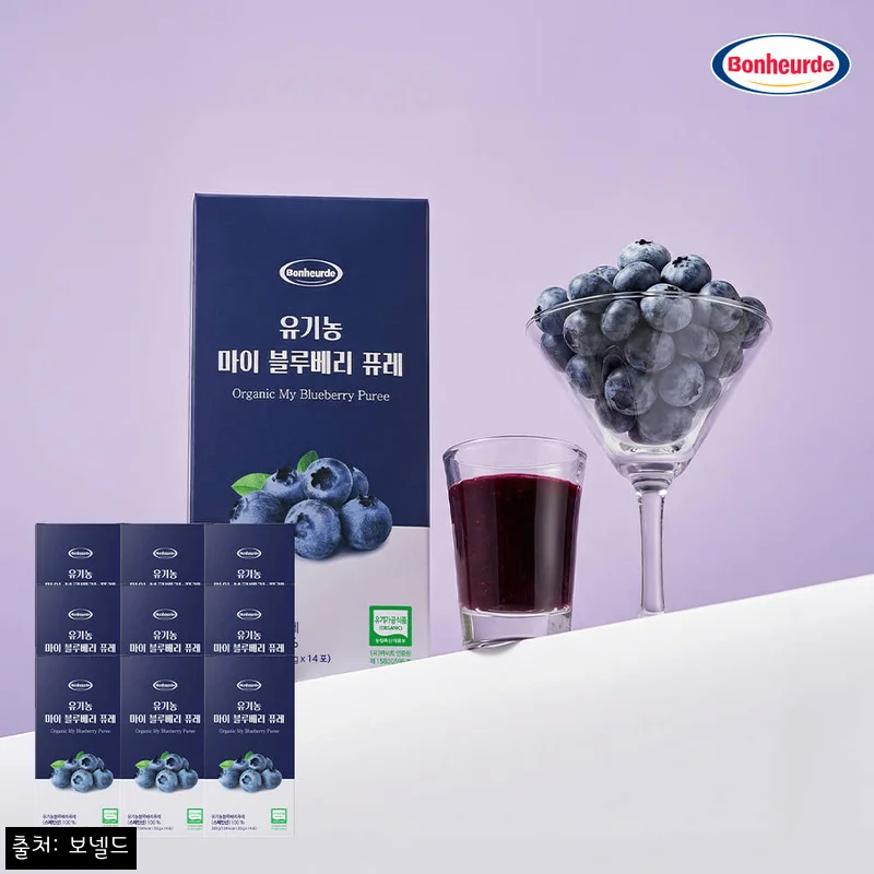 보넬드 마이 블루베리 퓨레 280ml 9개, 26% 할인과 적립 혜택까지 체크한 구매 포인트